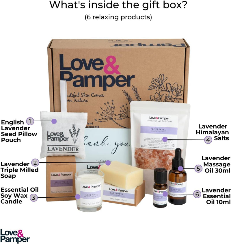 SLEEP WELL - Aromatherapy Pampering Gift Set For Women