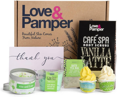 Hand Made Bath Body Spa Pamper Gift Set - For Women - Loveandpamper