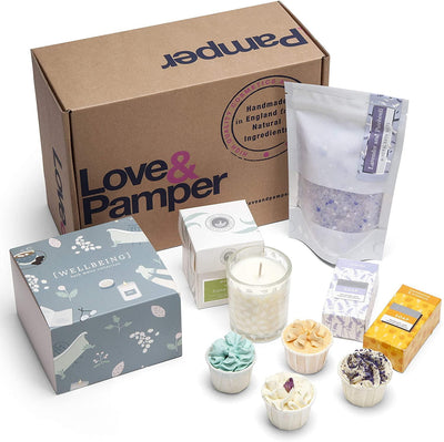 Hand Made Relaxation Pampering Wellbeing Gift Set - Loveandpamper