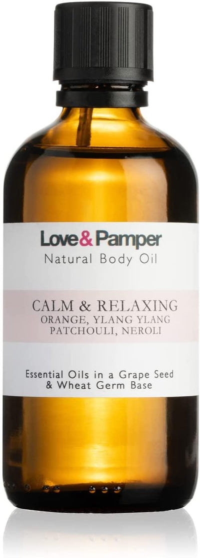 LUXURY CALM and RELAXING - SUSTAINABLE, Aromatherapy Pampering Gift Set for Women - Loveandpamper