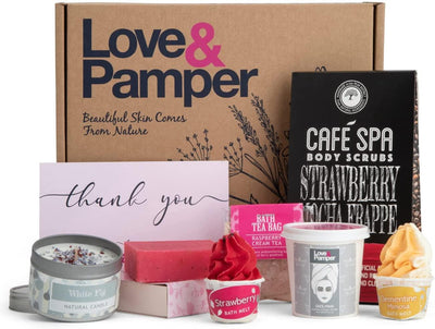 Pampering Bath Botanical Spa Gift Set - For Women - Loveandpamper